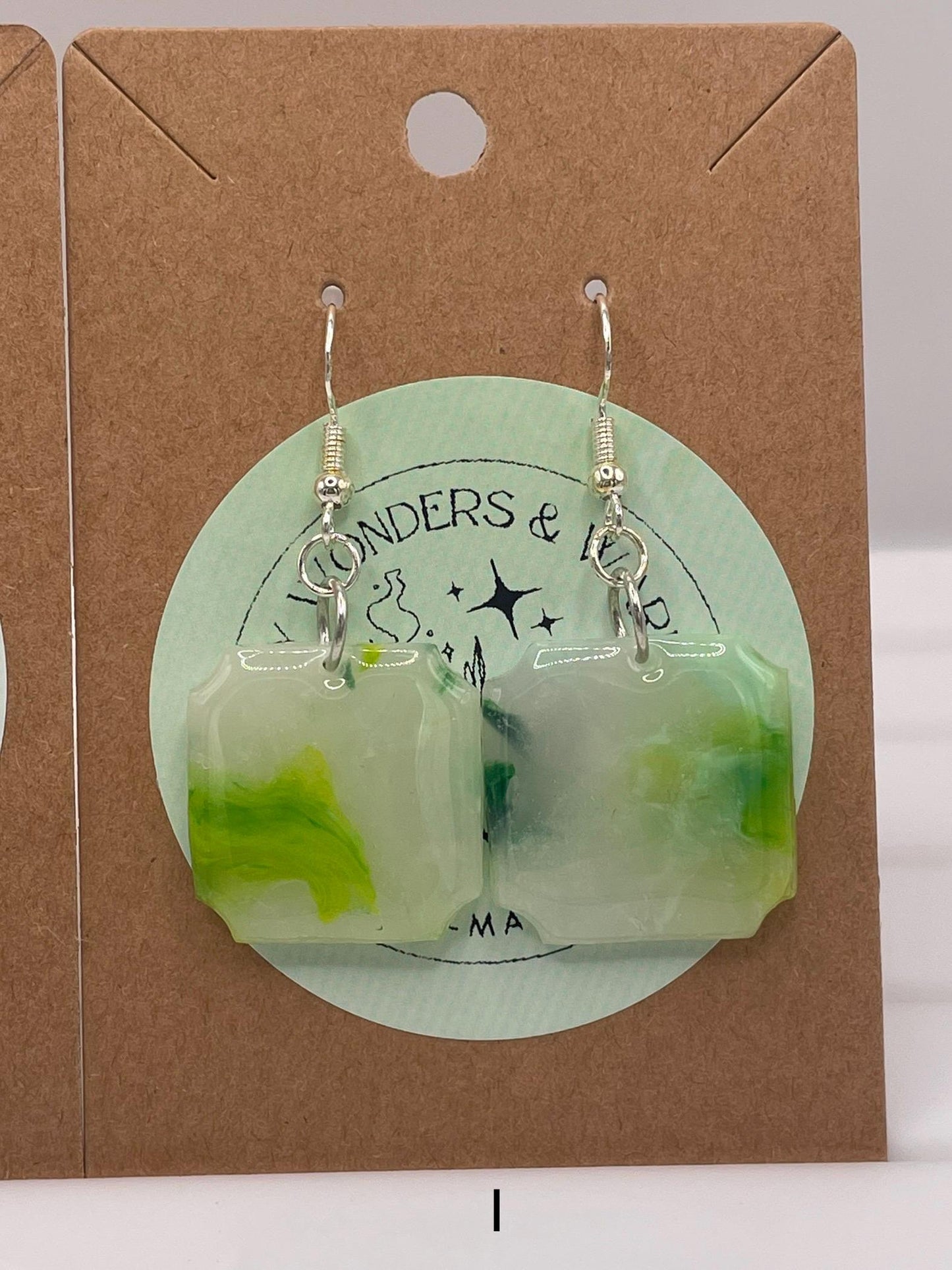 Moss Agate || Crystal Inspired Earrings || Handmade by WitchyWonders&Wares