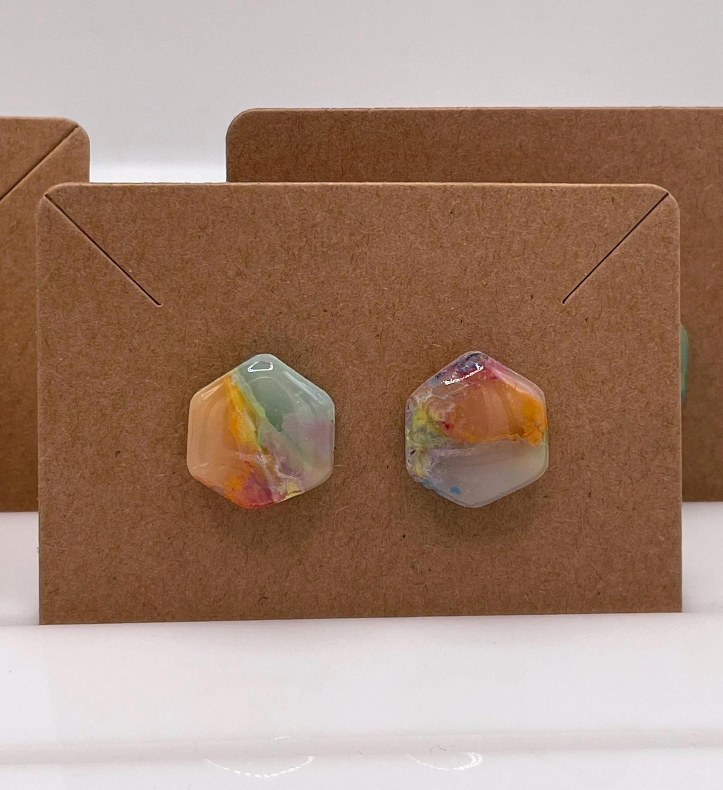 Rainbow Earrings || Pride Earrings || Handmade by WitchyWonders&Wares