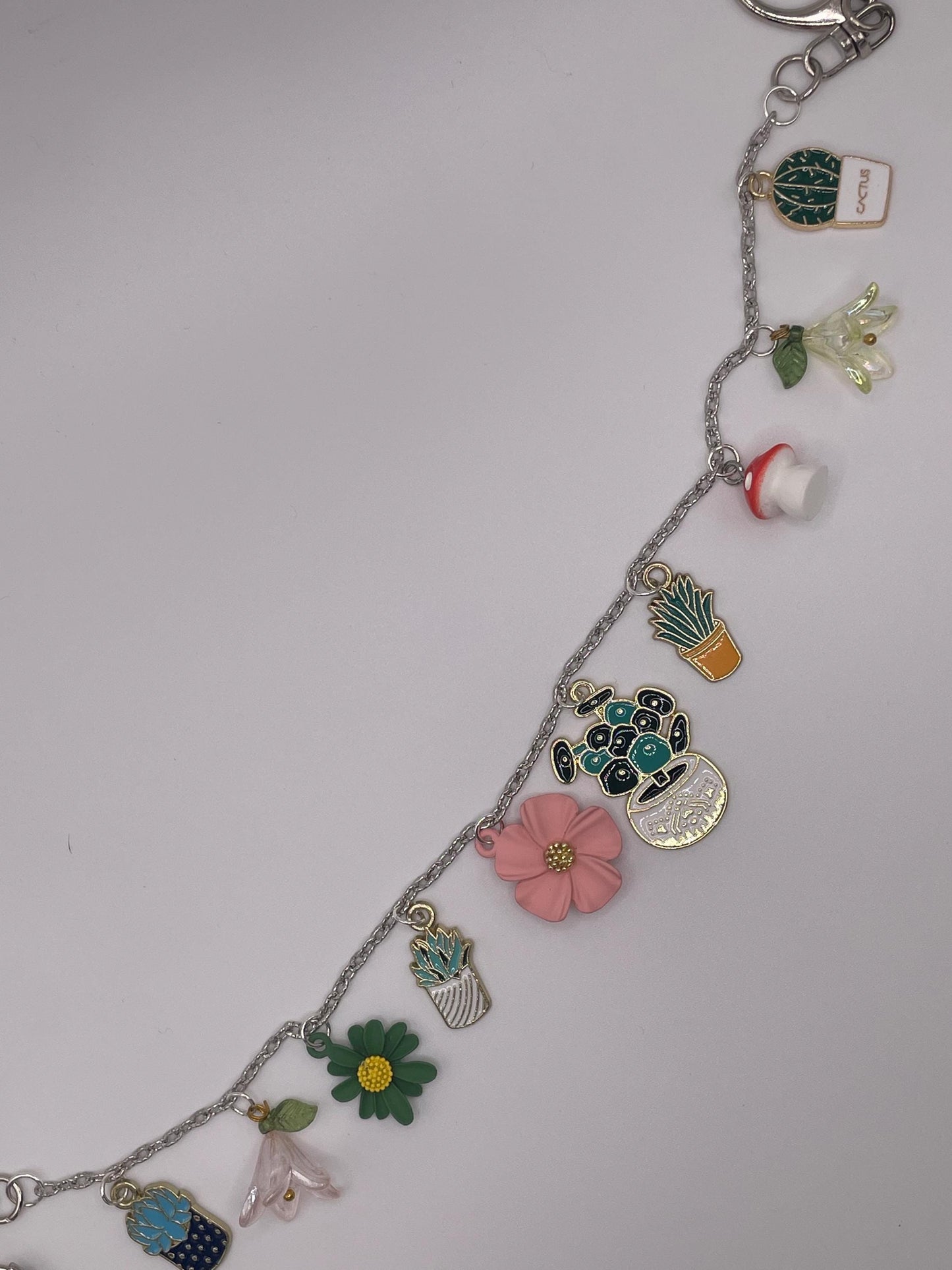 Succulents || Purse Charm Chains || Handmade by WitchyWonders&Wares
