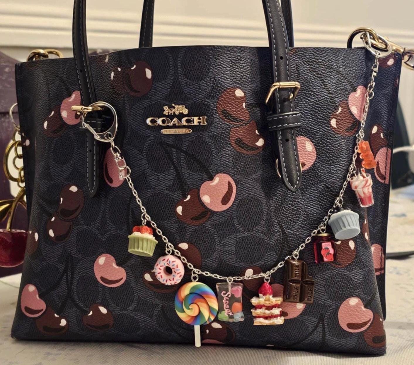 Sweetheart || Purse Charm Chains || Handmade by WitchyWonders&Wares