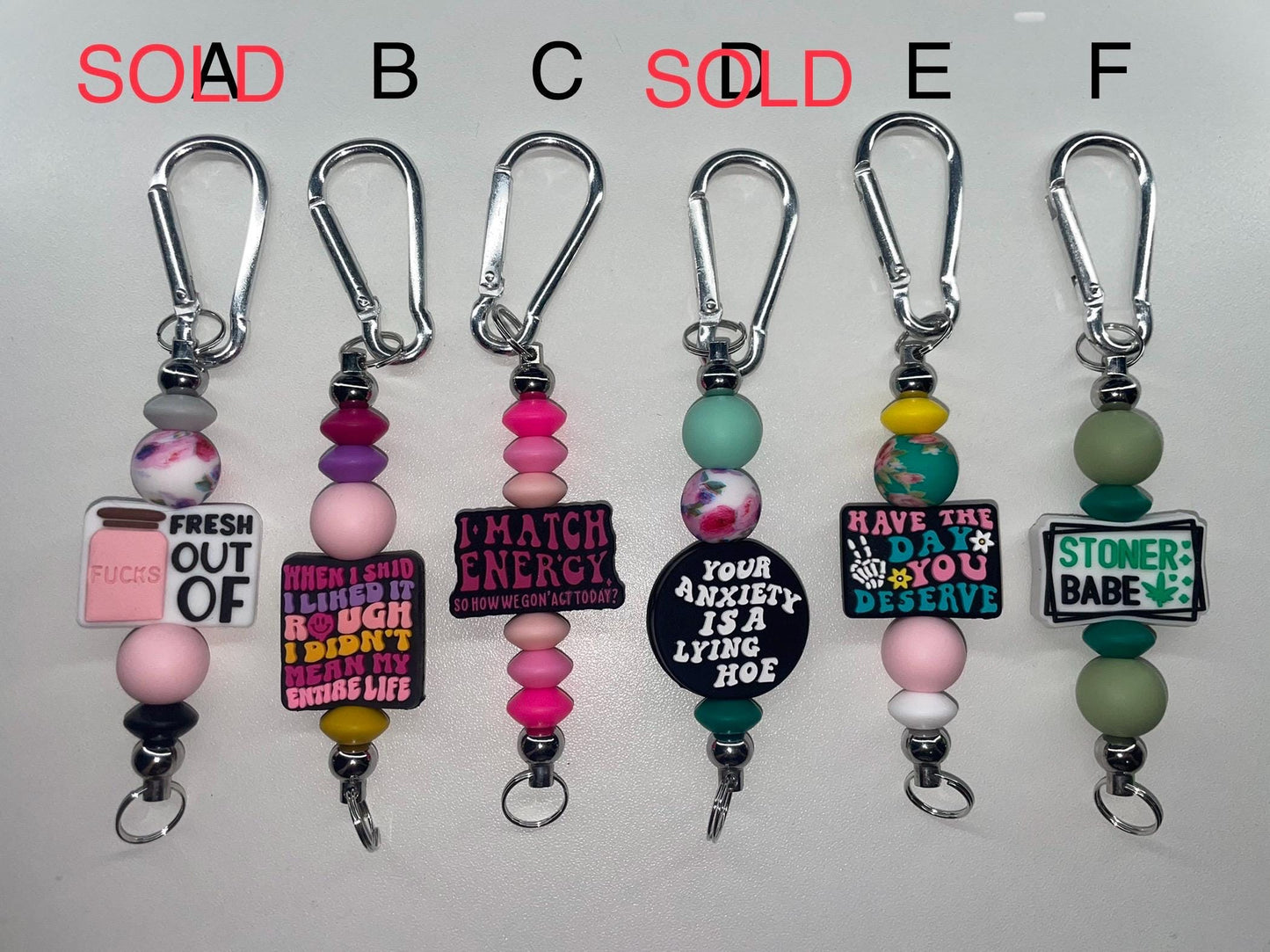 Silicone Keychains || Cute/Funny Keychain || WitchyWonders&Wares