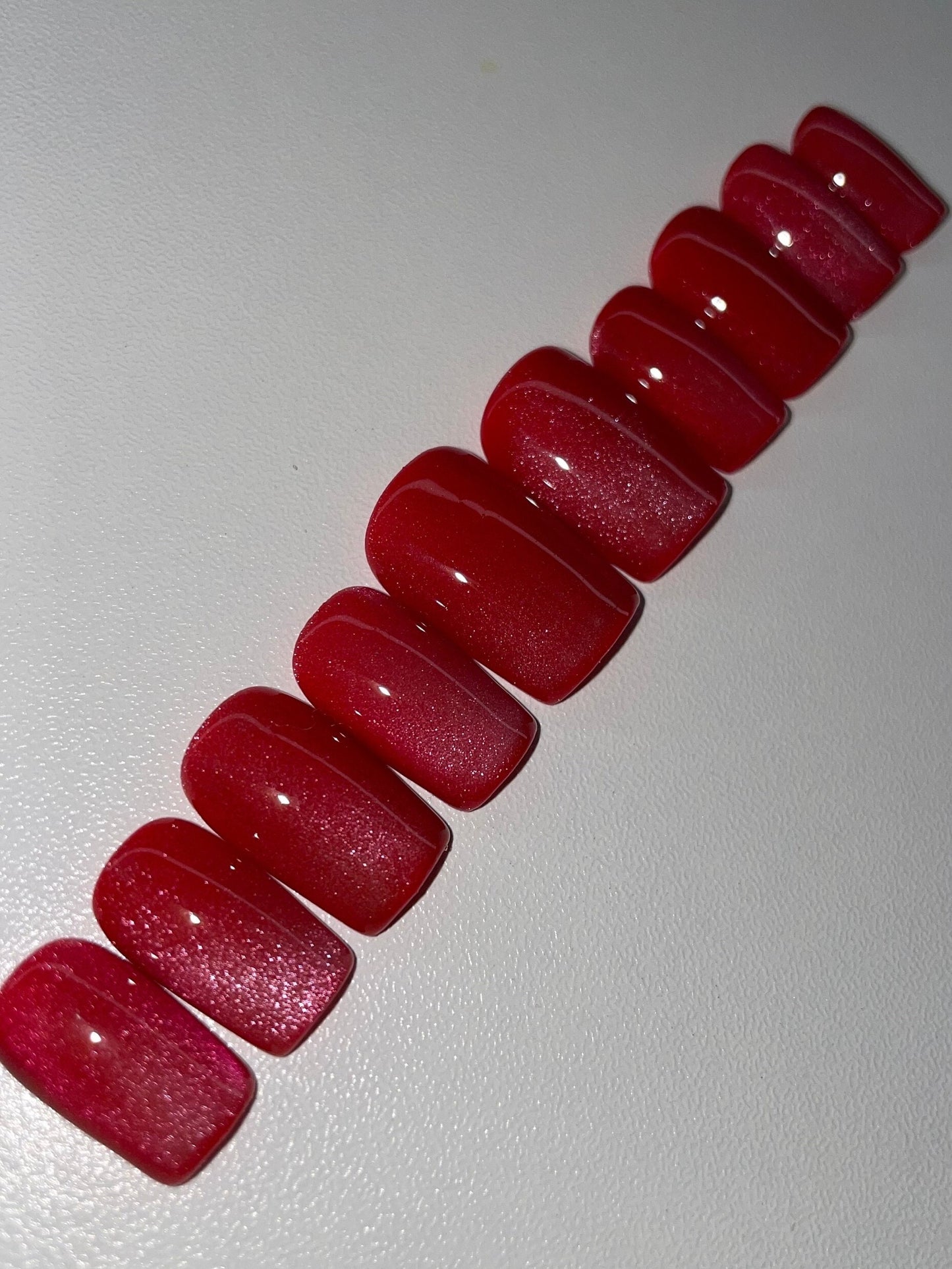 Sandstone || Crystal Inspired || Luxury Press On Nails | Reusable | Hand Painted | Made by WitchyWonders&Wares
