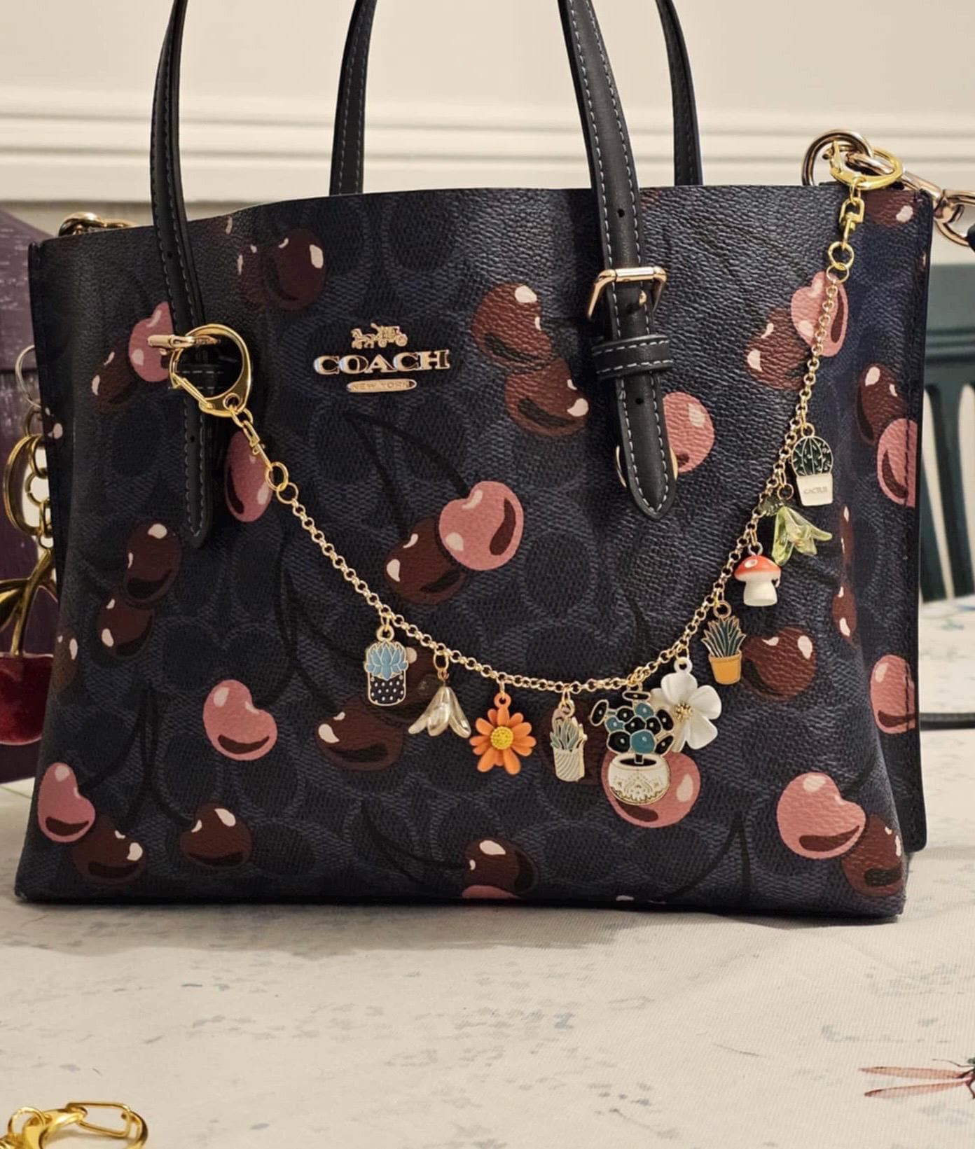 Succulents || Purse Charm Chains ||  Handmade by WitchyWonders&Wares
